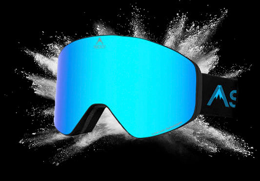 PRE ORDER: Ascent Ocean Blue mirror Luna Lens Goggle