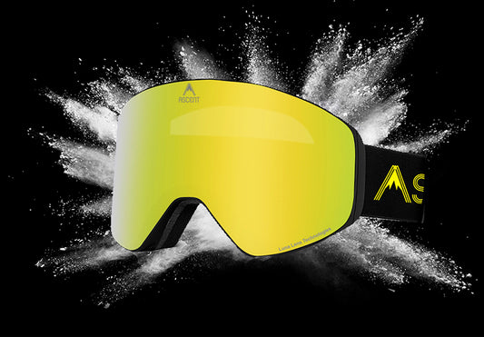 PRE ORDER: Ascent Mellow Yellow mirror Luna Lens Goggle