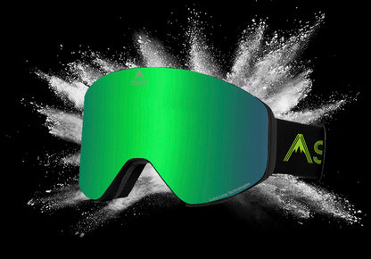 PRE ORDER: Ascent Weed green mirror Luna Lens Goggle