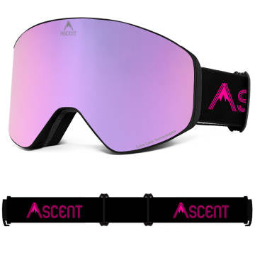 PRE ORDER: Ascent Cherry Pink Mirror Luna Lens Goggle