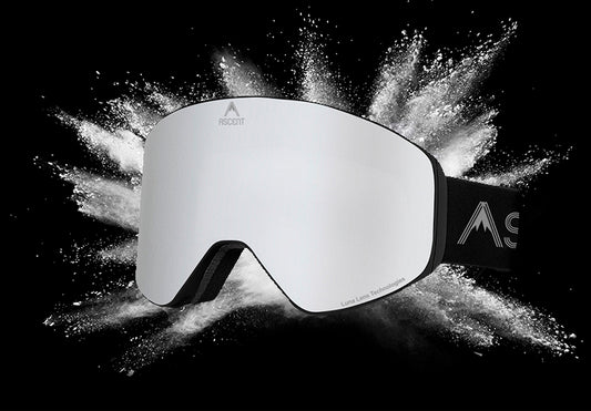 PRE ORDER: Ascent Silvery Chrome Mirror Luna Lens Goggle