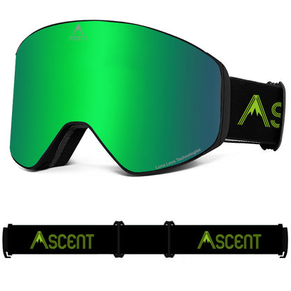 PRE ORDER: Ascent Weed green mirror Luna Lens Goggle