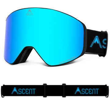 PRE ORDER: Ascent Ocean Blue mirror Luna Lens Goggle