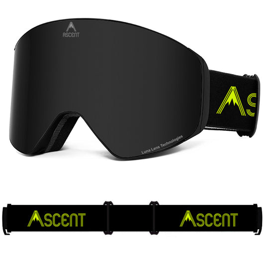 PRE ORDER: Ascent Blacked out mirror Luna Lens Goggle