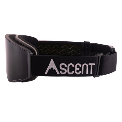 NEW 2026 Ascent HXO55 Motown Magnetic Lens Goggles - Large/Mid/Wide-with clip strap