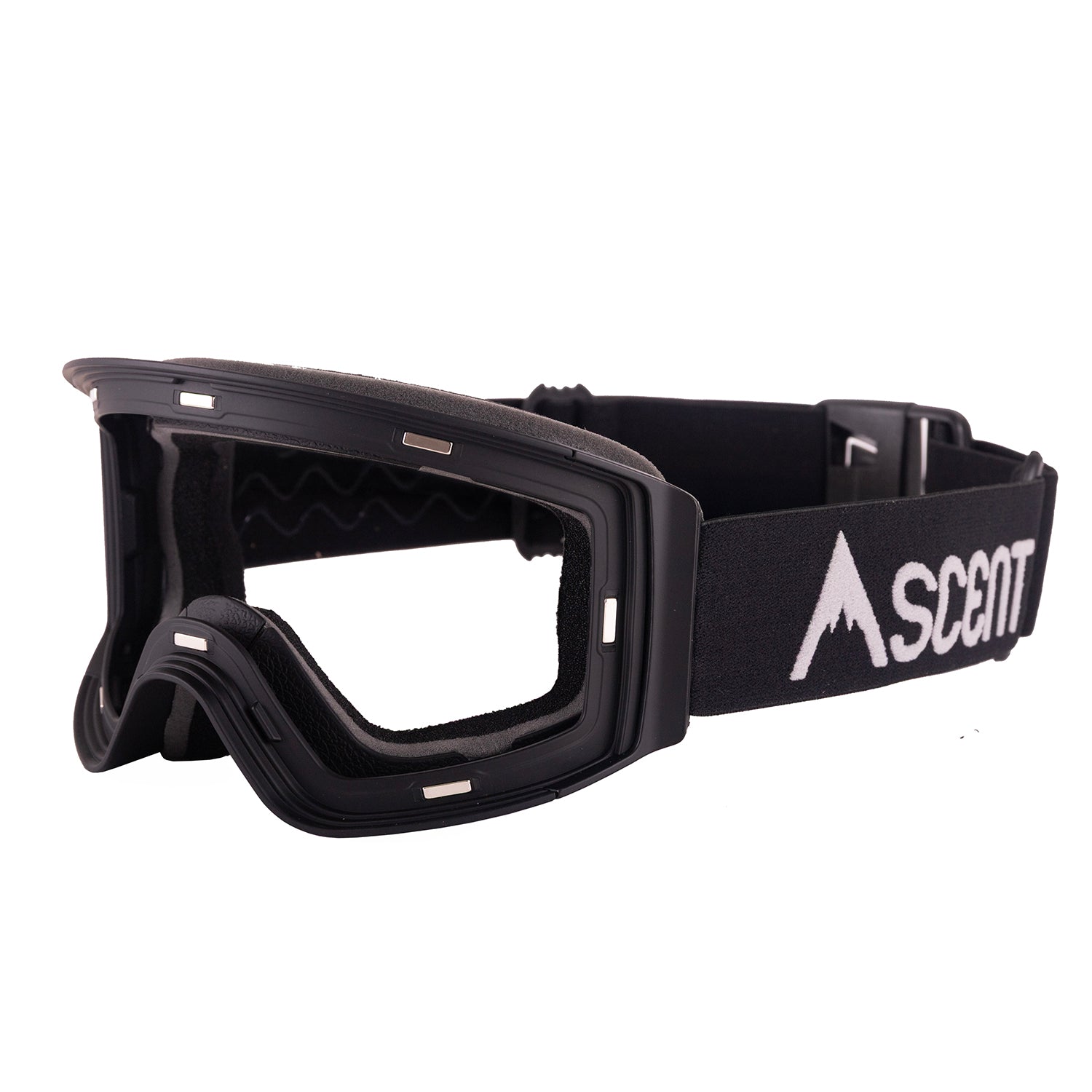 goggles magnetic Ascent HXO125 Road Trip Magnetic Lens Goggles Large/Mid/Narrow Silvery Chrome Mirror Luna Lens photo chromatic Lens for partly sunny to low light days
