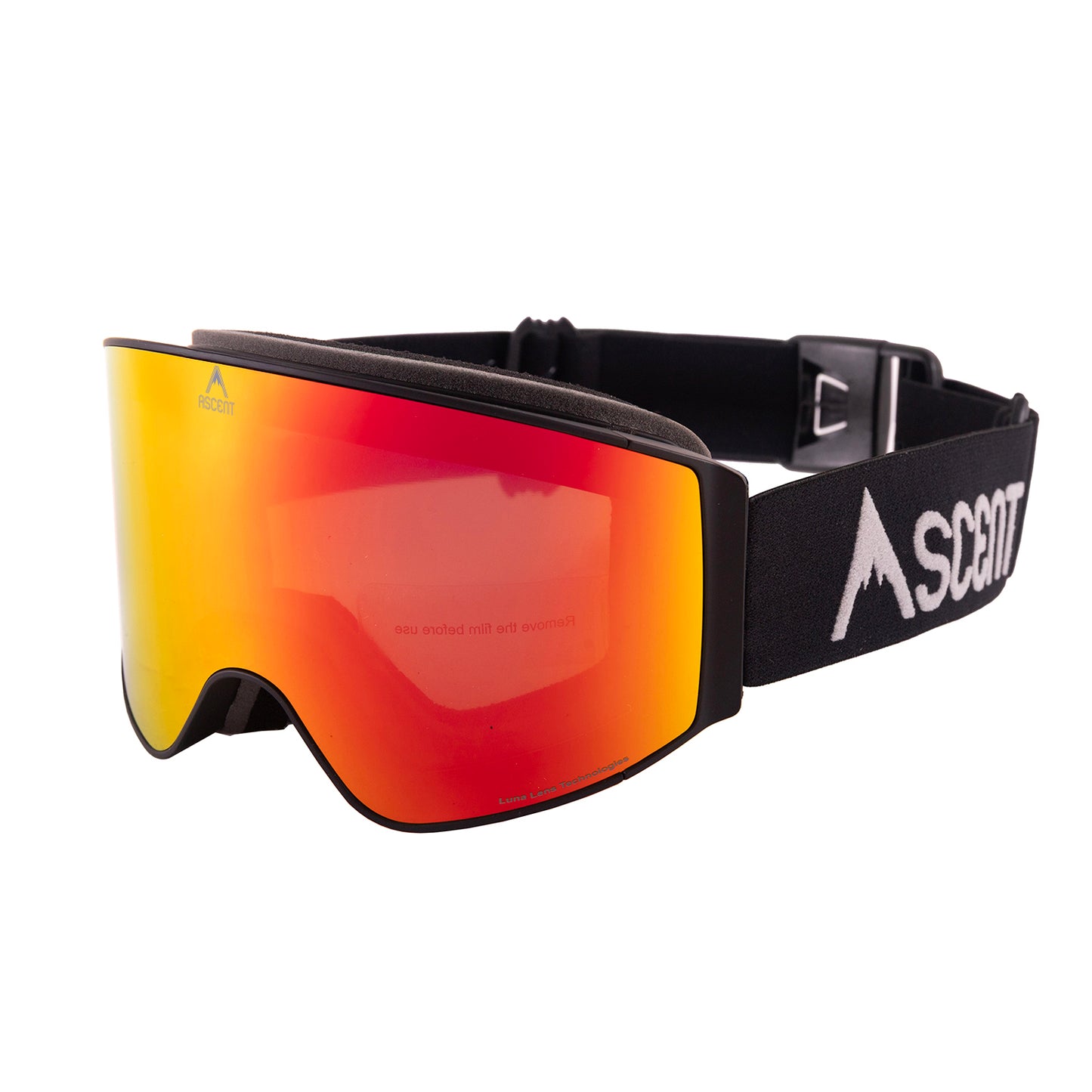 NEW 2026 Ascent HXO55 Motown Magnetic Lens Goggles - Large/Mid/Wide-with clip strap